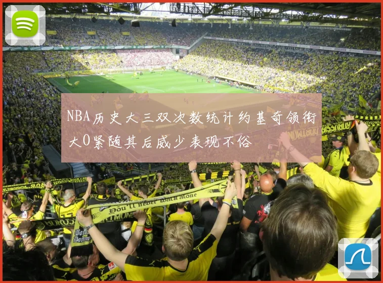 NBA历史大三双次数统计约基奇领衔大O紧随其后威少表现不俗